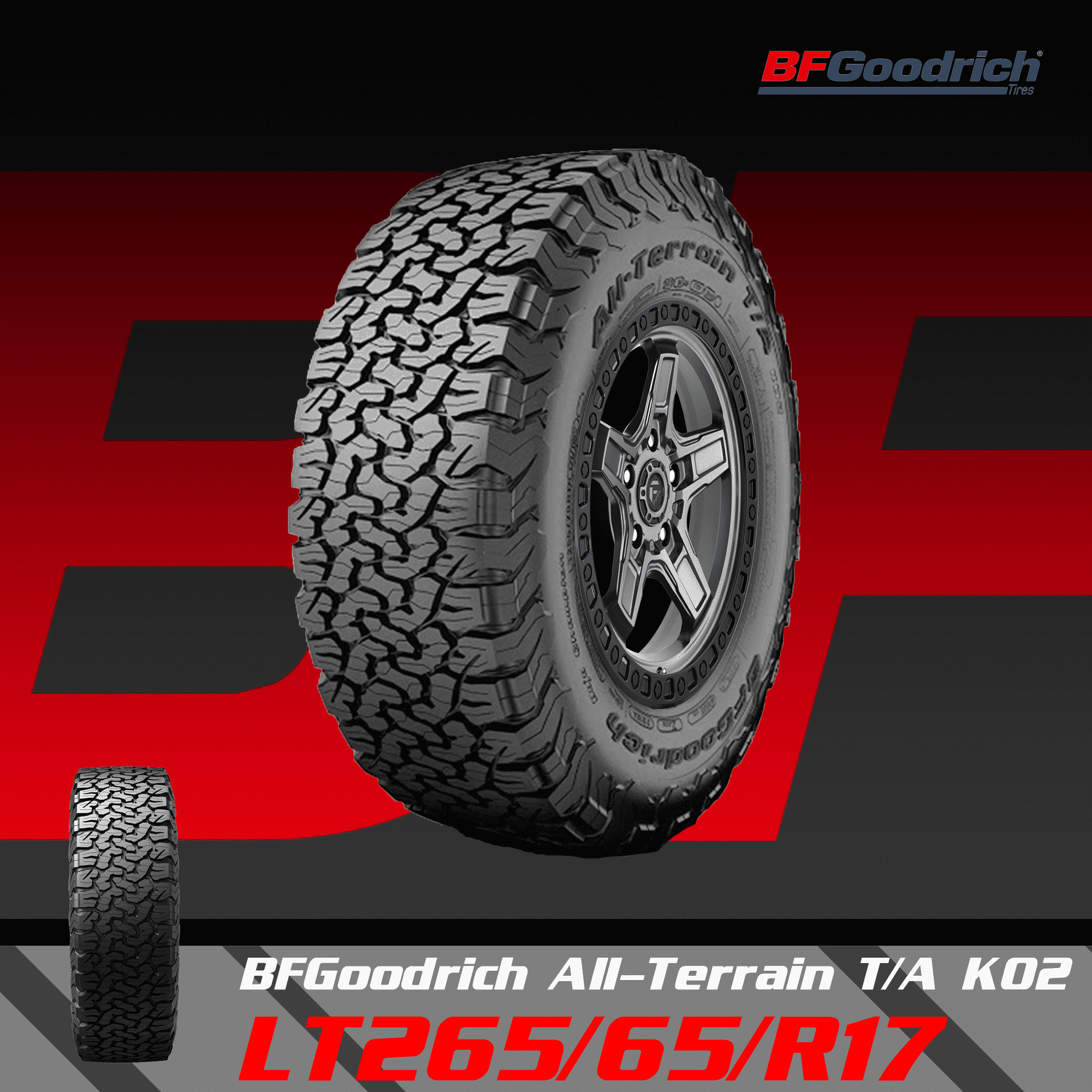 Lốp BFGoodrich All-Terrain Nhập khẩu từ Mỹ bởi Auto365 Bình Dương