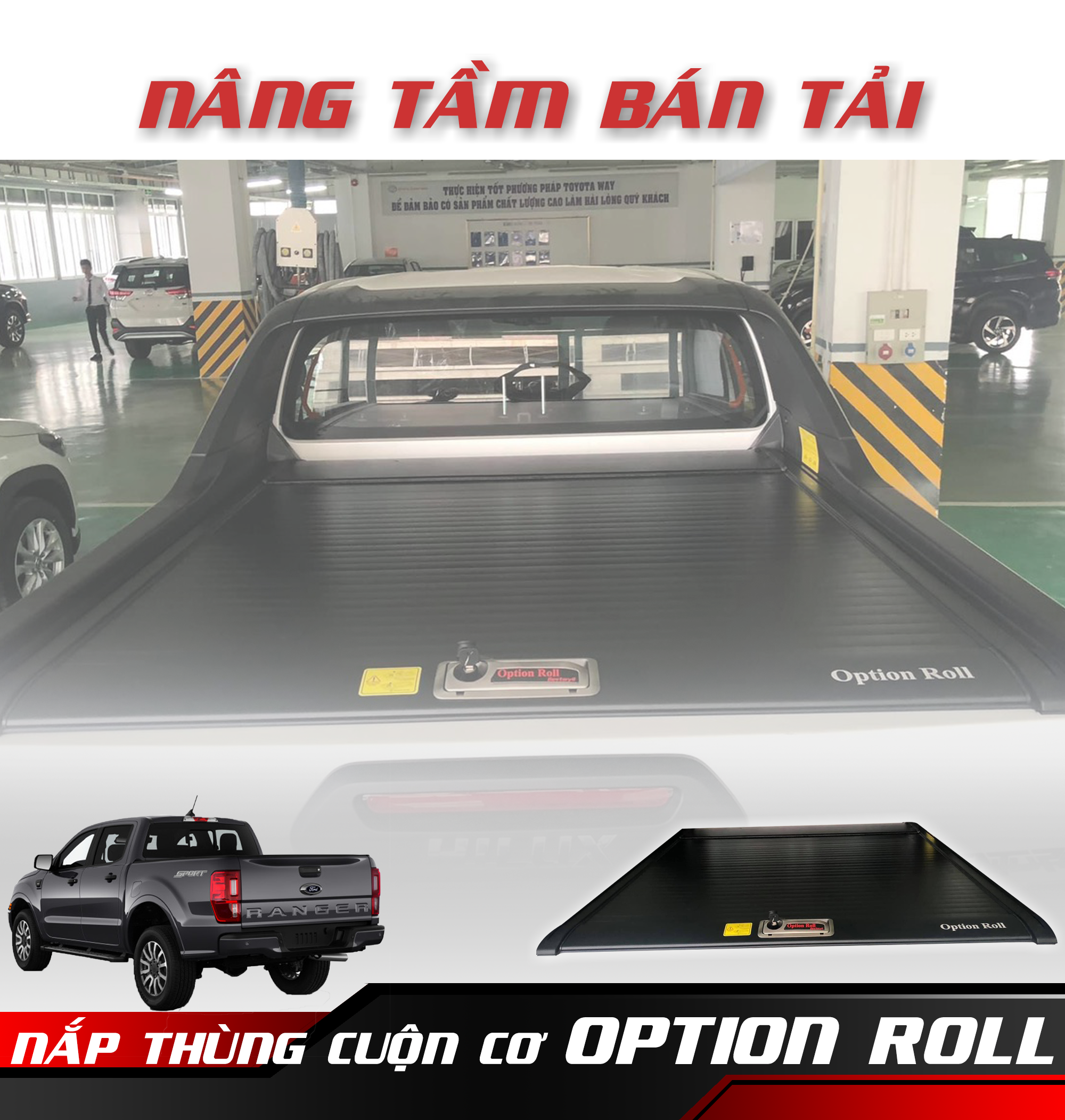 Nắp Thùng Cuộn Cơ Option Roll