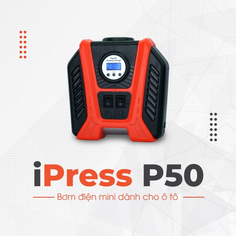 Bơm Điện Mini Ô Tô IPress P50