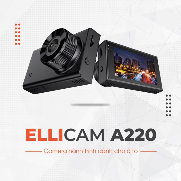 Camera Hành Trình Ô Tô Cao Cấp Ellicam A220