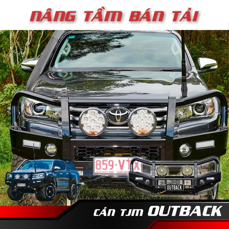 Tjm Outback Bull Bar Cho Toyota Hilux Và Fortuner (2015-2018) - Auto365 Bình Dương CAN TJM OUTBACK BULL BAR CHO TOYOTA HILUX VA FORTUNER 2015 2018 sp2