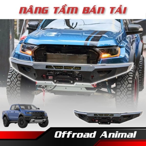 Can Offroad Animal Predator Bull bar cho Ford Ranger 2015 anhdaidien 1