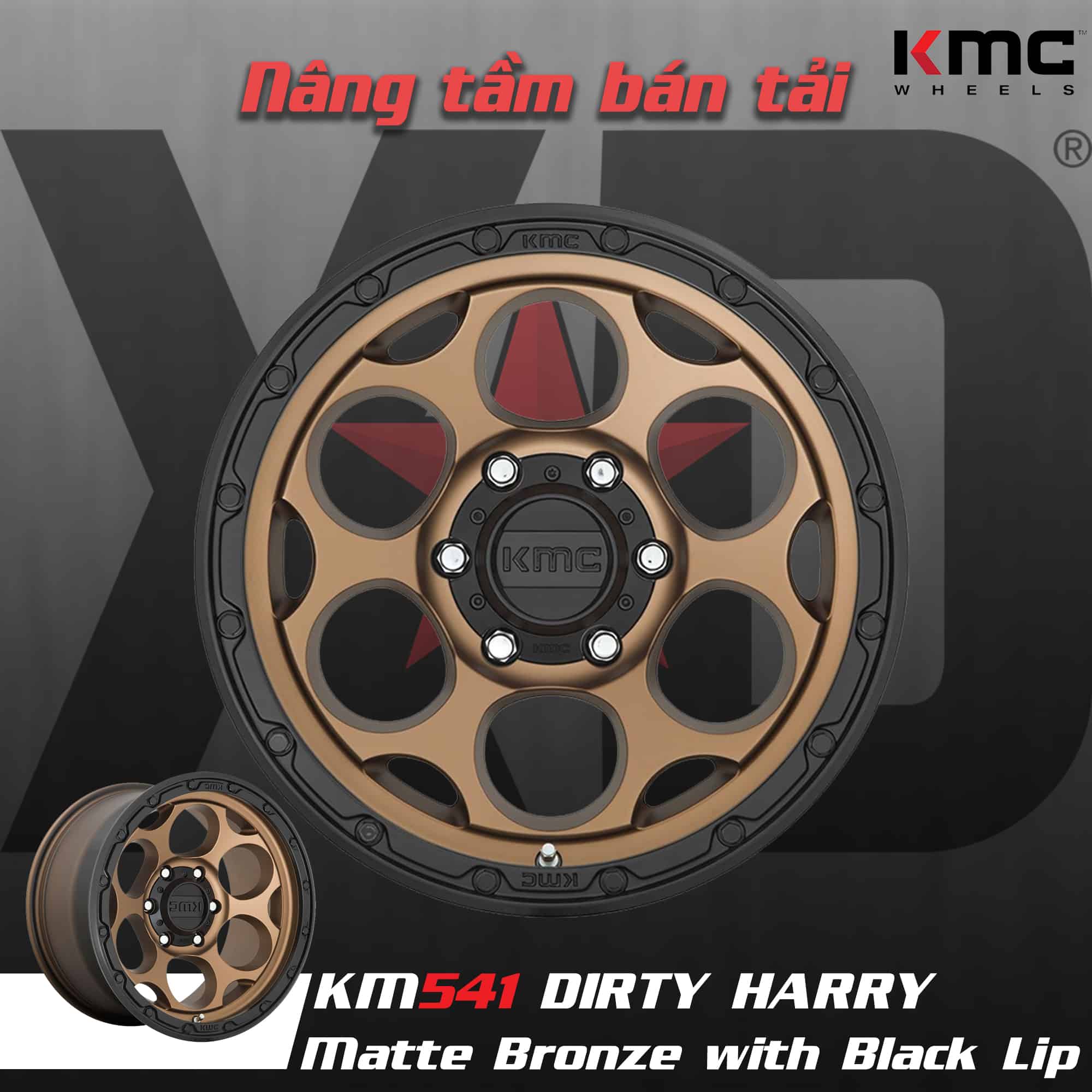 Mâm KMC KM541 Dirty Harry