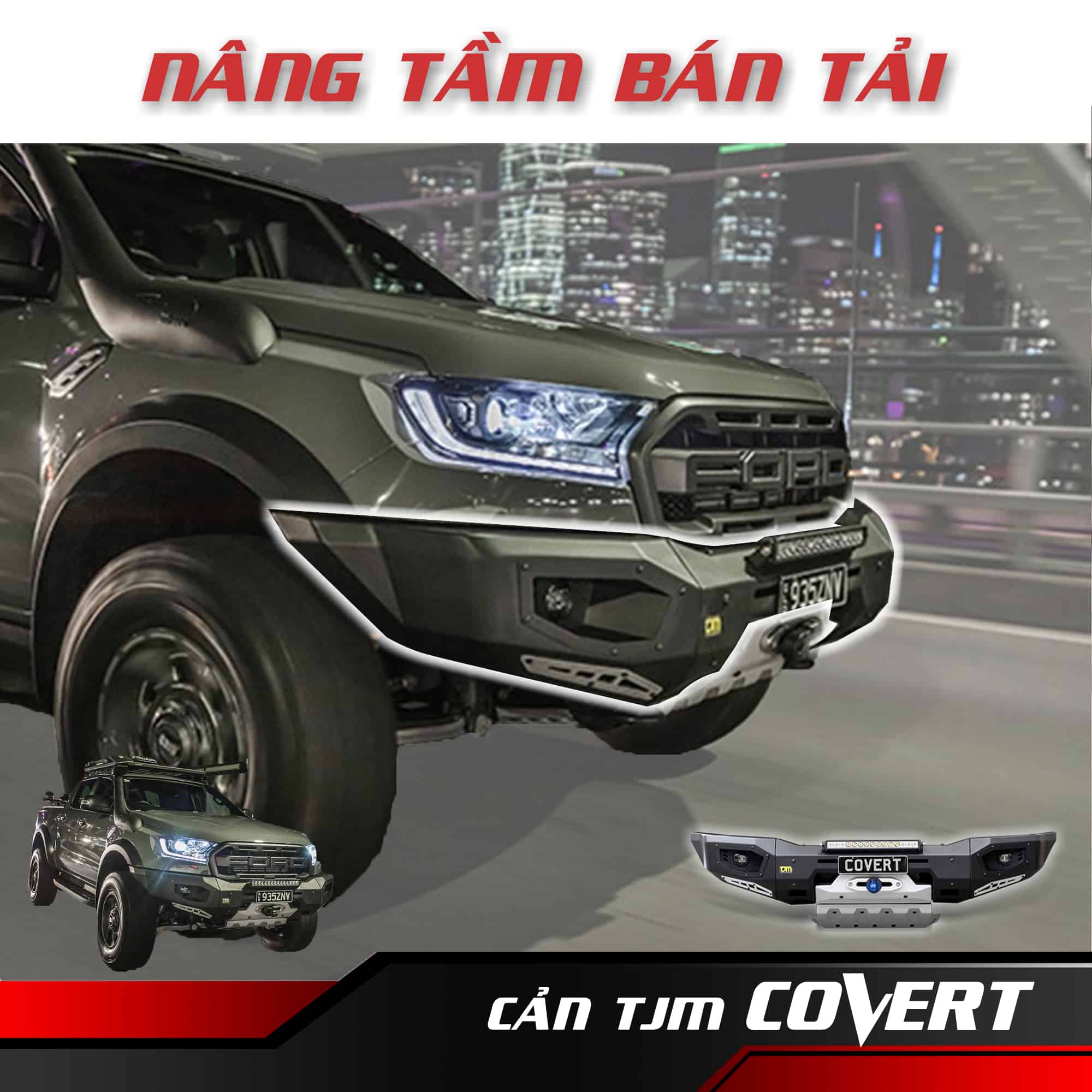 TJM COVERT ALLOY BLACK