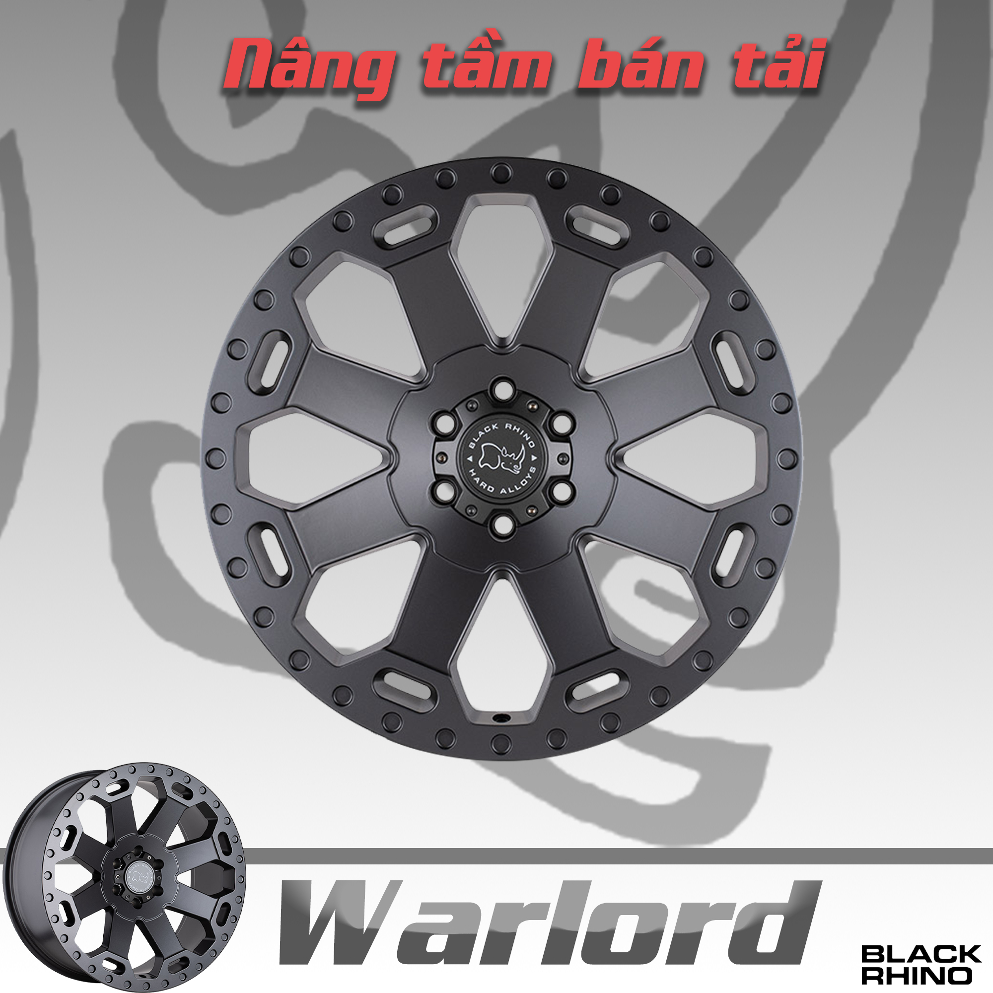 Mâm Black Rhino Warlord