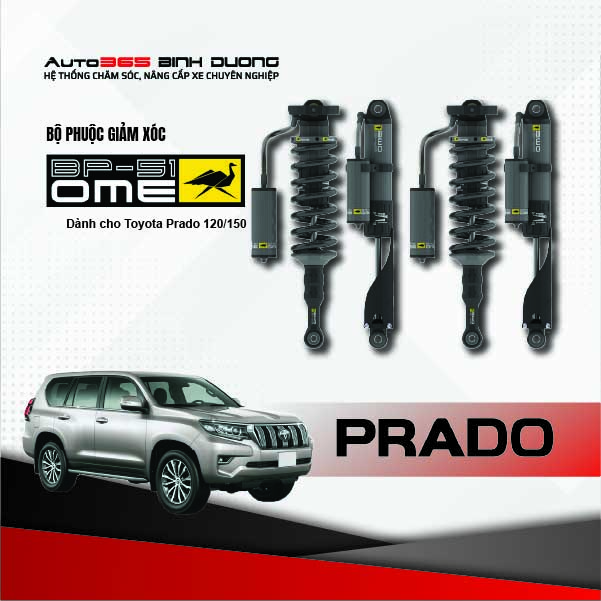 Phuộc BP51 Toyota Prado 150/120 Bản 2003-2009