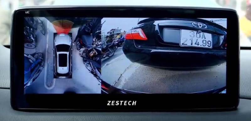 Camera 360 Zestech Z311 - Auto365 Bình Dương Camera góc quay rộng