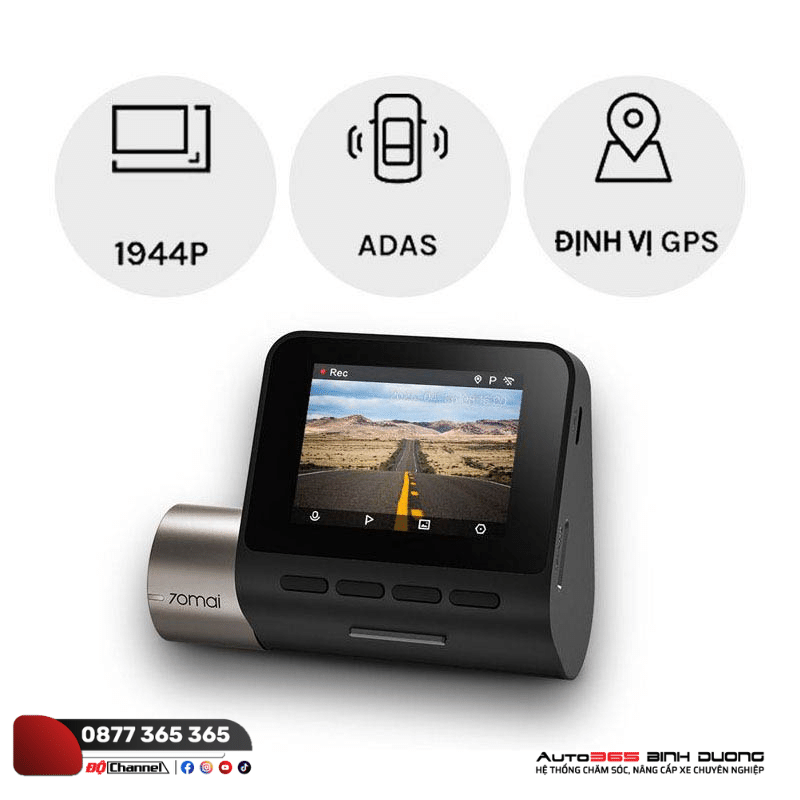 Camera Hành Trình 70Mai Lite D08 - Auto365 Bình Dương Định vị GPS thông minh từ camera 70mai.