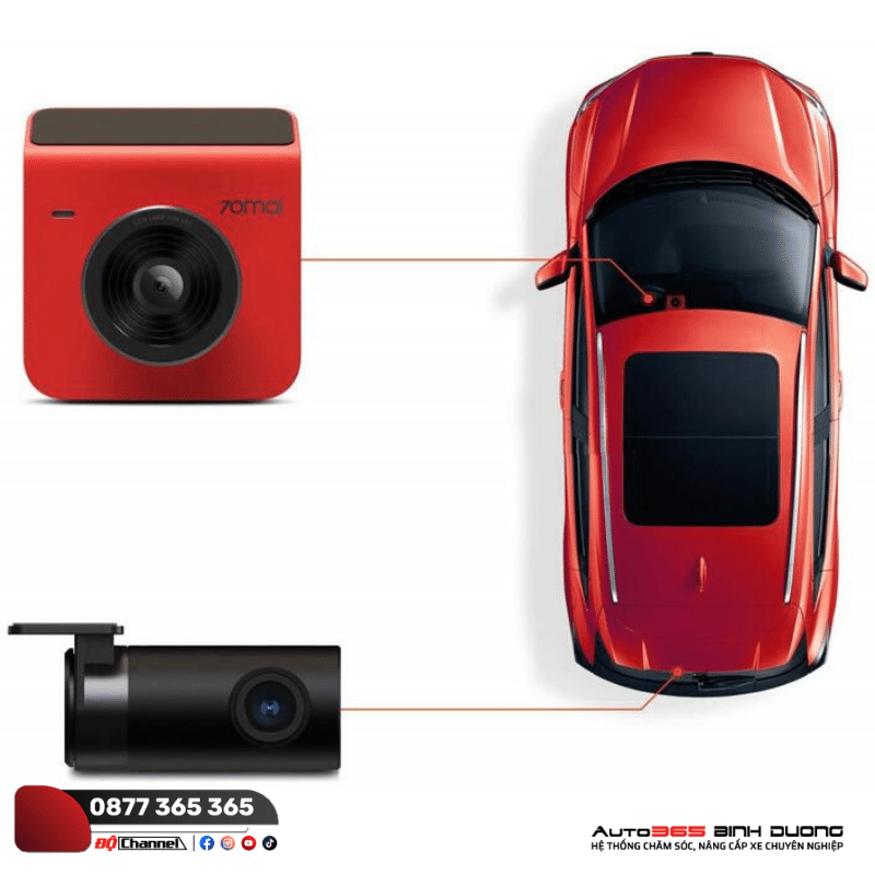 Camera Hành Trình 70Mai A400 - Auto365 Bình Dương Ưu điểm của camera hành trình 70mai A400