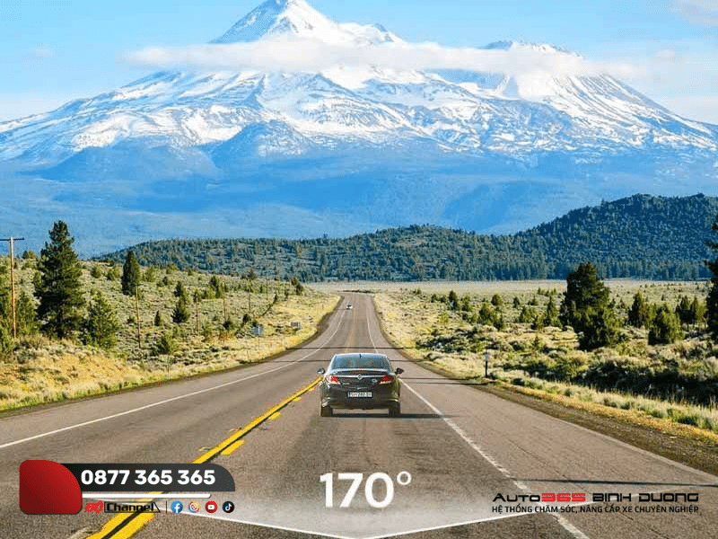 Camera Hành Trình 70Mai M500 - Auto365 Bình Dương Góc quay rộng toàn cảnh