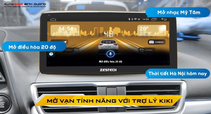 Màn Hình Zestech Mazda Mlk | Dvd Android Ô Tô Thông Minh - Auto365 Bình Dương Điều khiển bằng giọng nói dễ dàng trên màn hình Zestech Mazda MLK