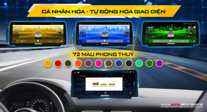 Màn Hình Zestech Mazda Mlk | Dvd Android Ô Tô Thông Minh - Auto365 Bình Dương Người dùng có thể thay đổi giao diện DVD Zestech Mazda MLK 360 linh hoạt theo sở thích, phong thủy