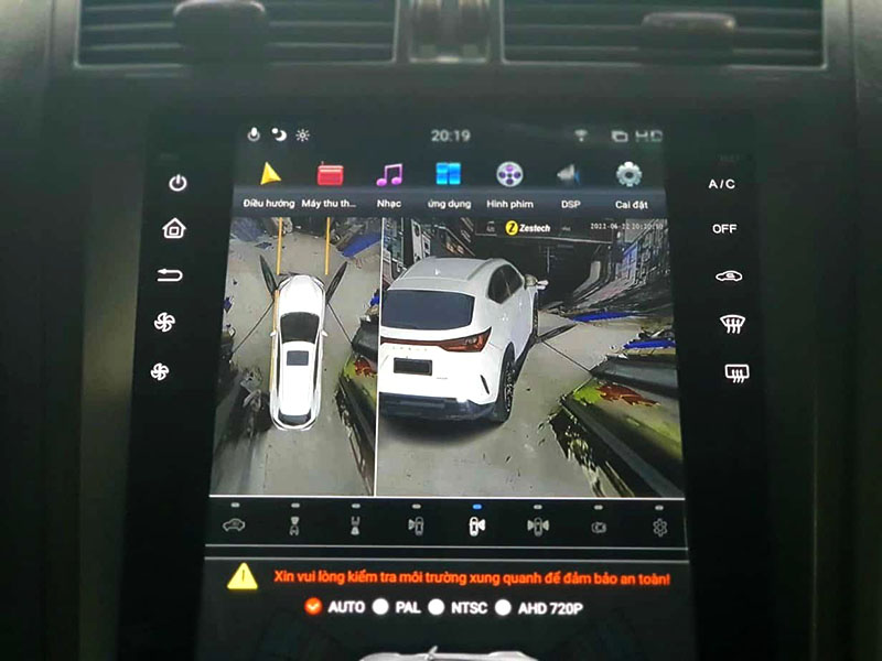 Camera 360 Zestech Z311 - Auto365 Bình Dương Thao tác linh hoạt