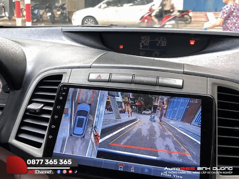 Camera 360 Safeview 3D Chính Hãng - Auto365 Bình Dương Chế độ hiển thị linh hoạt