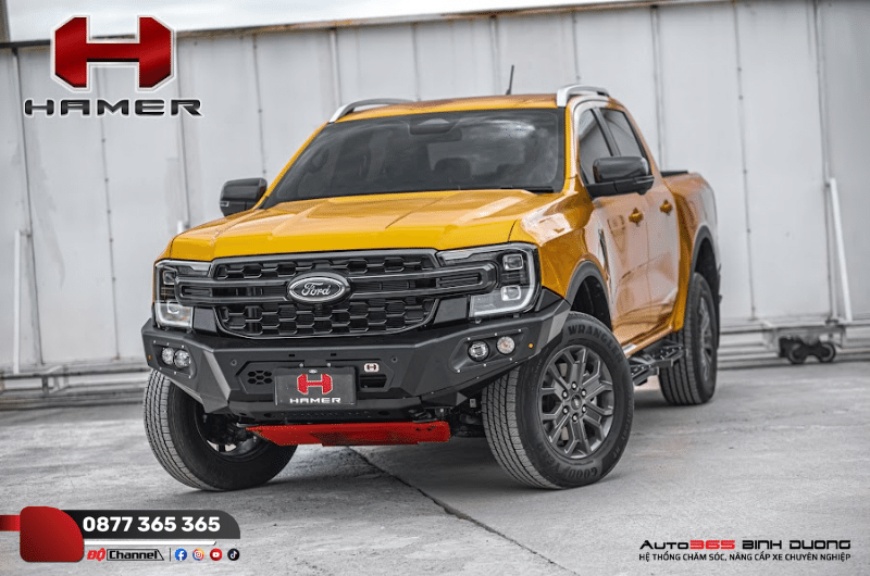 Những Đồ Chơi Xe Ford Ranger 2023 Đẳng Cấp Bậc Nhất - Auto365 Bình Dương Cản trước Hamer cho Ford Ranger 2023