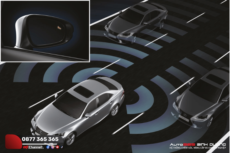 Hệ Thống Cảnh Báo Điểm Mù Xfd - Bsm 01M - Auto365 Bình Dương Hệ thống cảnh báo điểm mù XFD BSM sử dụng radar quét 3D