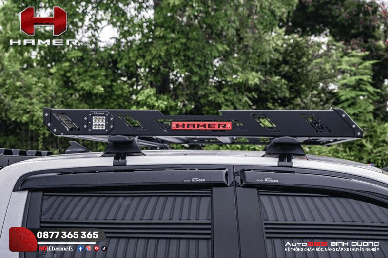 Baga Mui Hamer Solar | Giá Nóc Xe Bán Tải Ford Ranger Raptor 2023 - Auto365 Bình Dương Thách thức các loại thời tiết khắc nghiệt