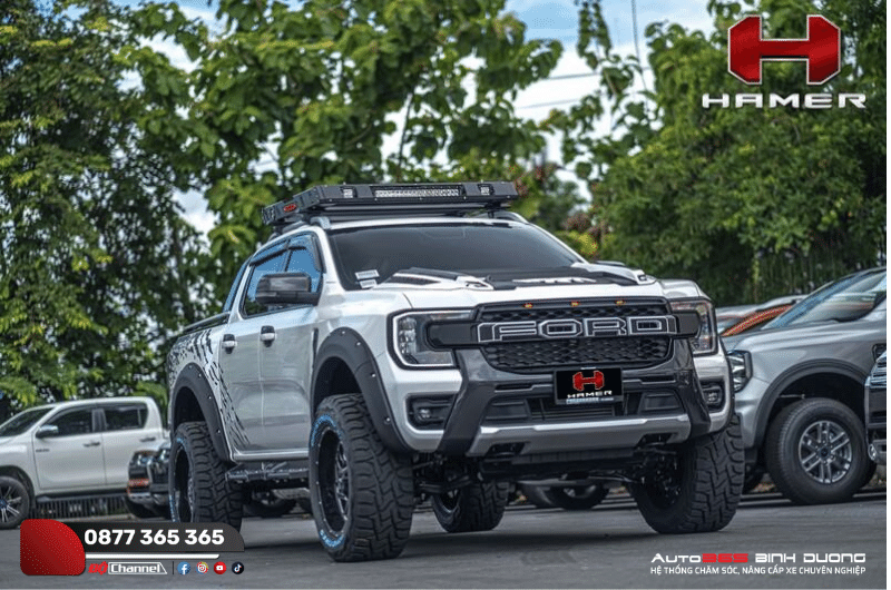 Baga Mui Hamer Solar | Giá Nóc Xe Bán Tải Ford Ranger Raptor 2023 - Auto365 Bình Dương Thông số kỹ thuật của Giá nóc Hammer Led HR 152