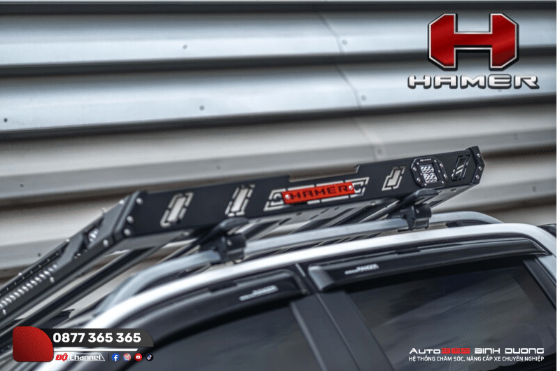 Baga Mui Hamer Solar | Giá Nóc Xe Bán Tải Ford Ranger Raptor 2023 - Auto365 Bình Dương Baga Mui Hamer Solar