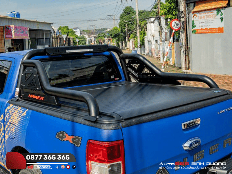 Nắp Thùng Cuộn Điện Ford Ranger 2023 Có Mấy Loại, Có Ưu Điểm Gì? - Auto365 Bình Dương Alpha - nắp thùng cuộn điện cho Ranger 2023