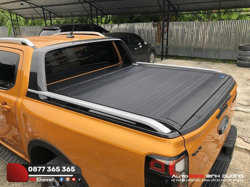 Nắp Thùng Cuộn Điện Ford Ranger 2023 Có Mấy Loại, Có Ưu Điểm Gì? - Auto365 Bình Dương Giới thiệu về nắp thùng cuộn điện xe bán tải