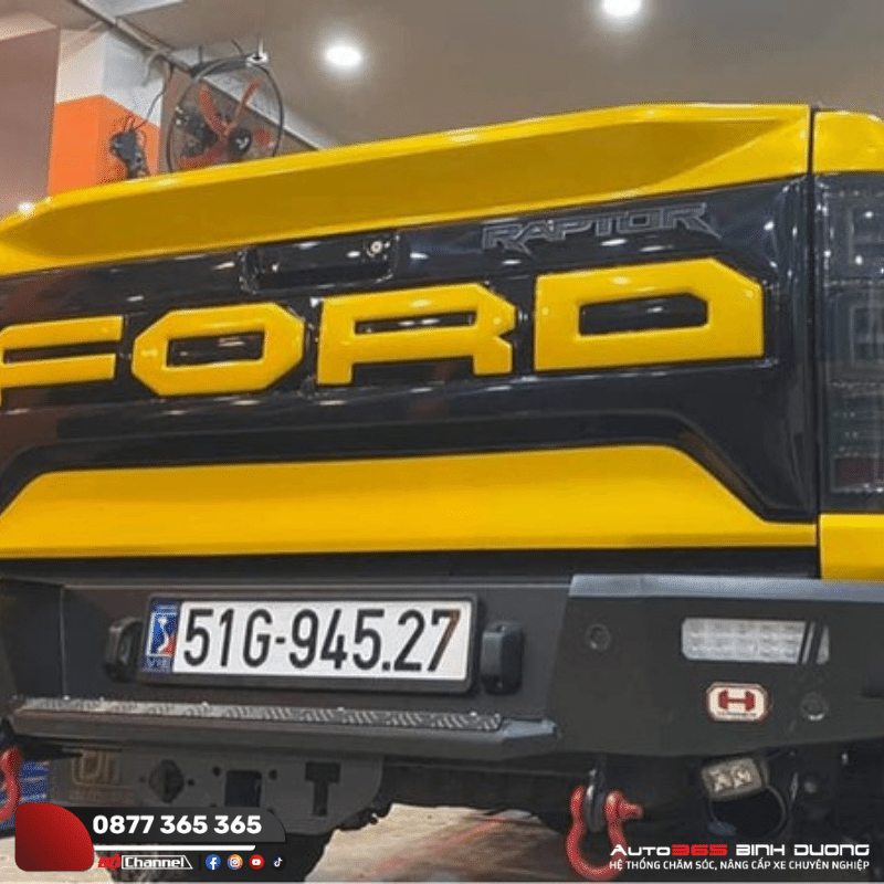 Ốp Cốp F150 - Auto365 Bình Dương Giữ màu lâu phai & dễ dàng thay đổi theo sở thích