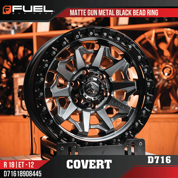 Mâm Fuel Covert D716 18 inch
