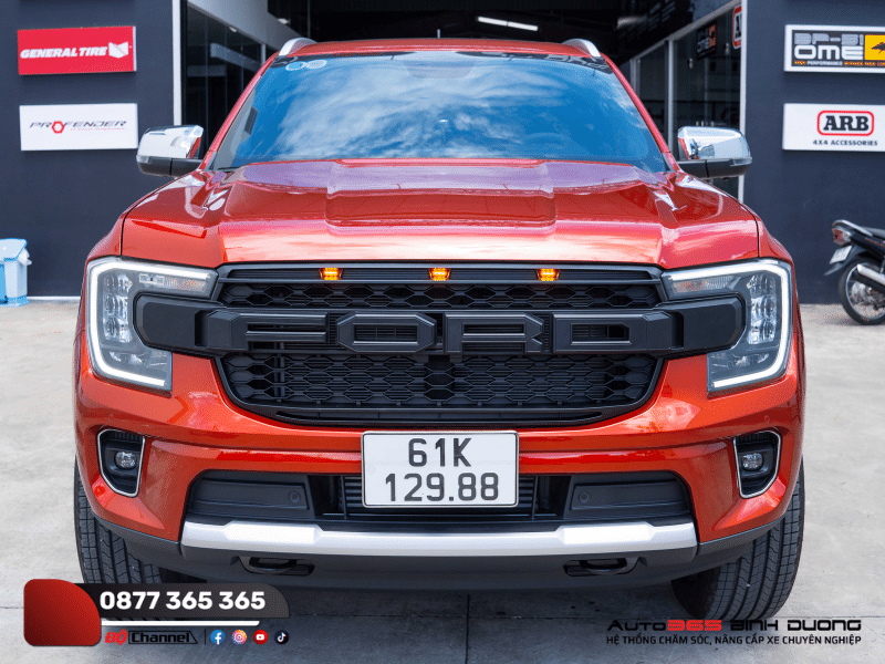 Mặt Calang Cho Everest Gắn Led Định Vị Vô Cùng Sang Trọng - Auto365 Bình Dương Độ mặt calang cho Ford Everest tới ngay Auto365 Bình Dương