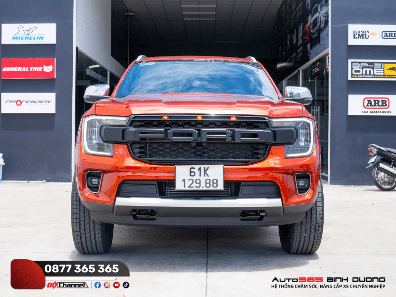 Mặt Calang Cho Everest Gắn Led Định Vị Vô Cùng Sang Trọng - Auto365 Bình Dương Chiếc Ford Everest độ mặt ca lăng trông rất phong cách