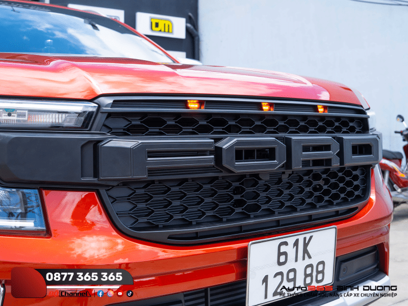 Mặt Calang Cho Everest Gắn Led Định Vị Vô Cùng Sang Trọng - Auto365 Bình Dương Mặt calang độ cho xe Ford Everest gắn led định vị