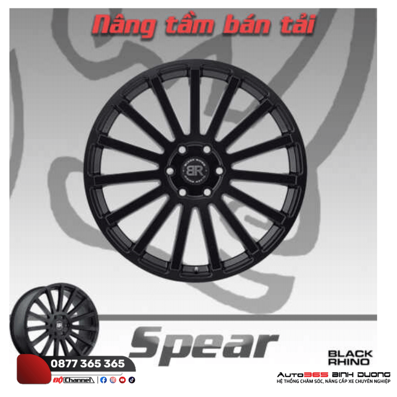 Nâng Cấp Mâm Lốp Xe Ford Ranger 2023 Sự Lựa Chọn Đáng Giá - Auto365 Bình Dương Mẫu mâm Black Rhino