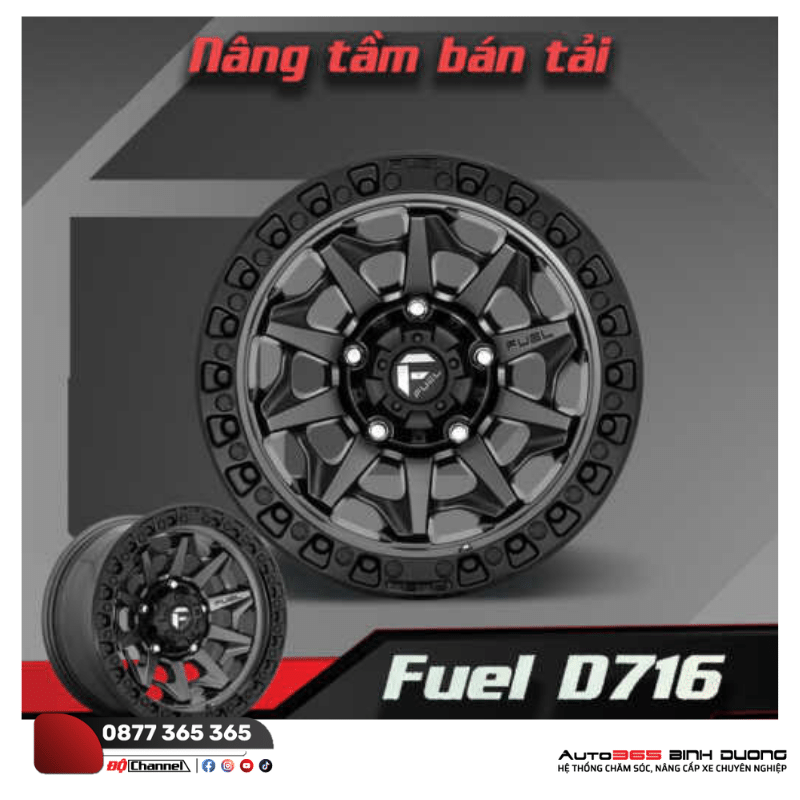 Nâng Cấp Mâm Lốp Xe Ford Ranger 2023 Sự Lựa Chọn Đáng Giá - Auto365 Bình Dương Mẫu mâm Fuel