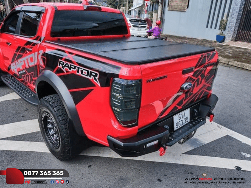 Những Loại Nắp Thùng Cho Ranger 2023 Phổ Biến Hiện Nay - Auto365 Bình Dương Nắp thùng 3 tấm có những ưu điểm nổi bật