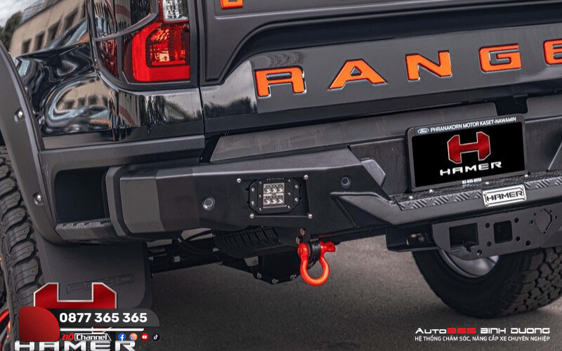 Độ Phụ Kiện Hamer Dành Cho Ranger 2023 Auto365 Bình Dương - Auto365 Bình Dương Cản Sau Hamer chất lừ