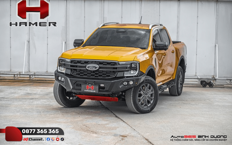 Độ Phụ Kiện Hamer Dành Cho Ranger 2023 Auto365 Bình Dương - Auto365 Bình Dương Tăng thêm tầm nhìn đêm với cản trước Hamer