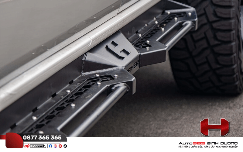 Độ Phụ Kiện Hamer Dành Cho Ranger 2023 Auto365 Bình Dương - Auto365 Bình Dương Bệ bước Hamer được sản xuất bằng sắt cao cấp