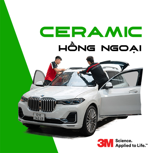 3M Ceramic Hồng Ngoại | Phim Cách Nhiệt 3M Chính Hãng