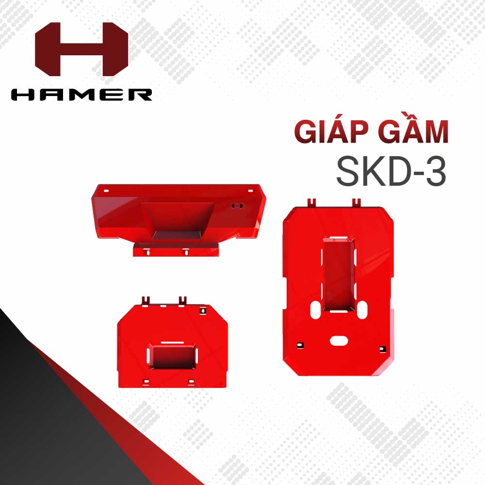 Giáp Gầm Hamer SKD-3 | Giáp Gầm Bảo Vệ Thước Lái