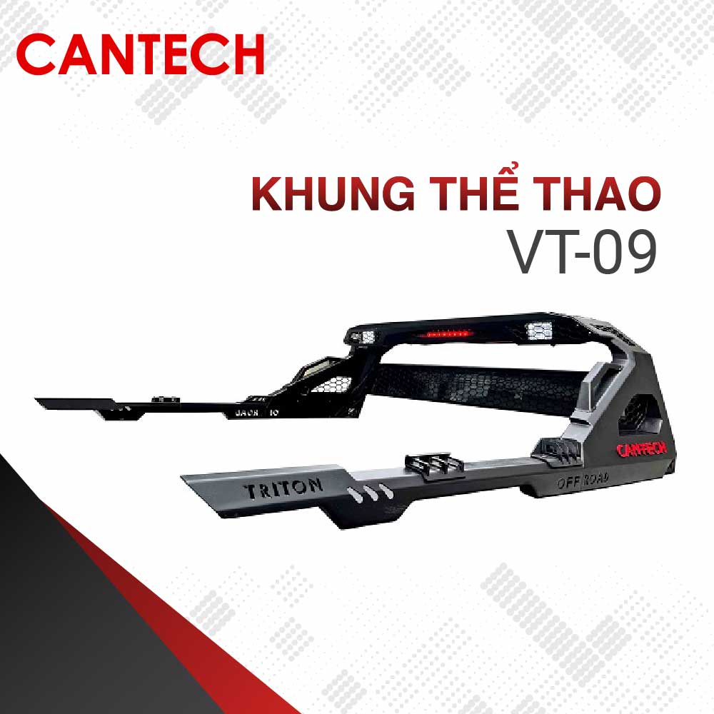 Khung Thể Thao Cantech VT09 | Thanh Thể Thao Raptor 2023