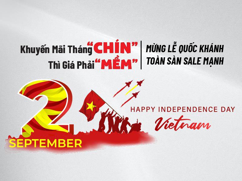 Khuyến Mãi - Auto365 Bình Dương Mừng Lễ Quốc Khánh - Toàn Sàn Sale Mạnh | Khuyến Mãi Tháng 9