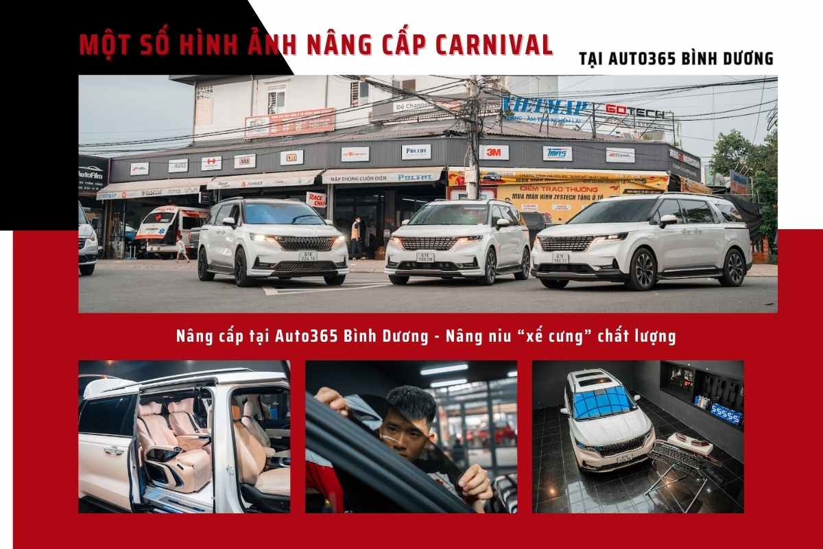 Nâng Cấp Carnival | 20+ Phụ Kiện Đồ Chơi Kia Carnival Hot Nhất - Auto365 Bình Dương Những hình ảnh nâng cấp Carnival tại Auto365 Bình Dương
