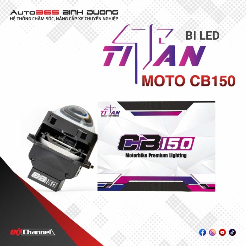 Bi Led Titan Moto CB150 | Đèn Bi Led Dành Cho Hệ Moto