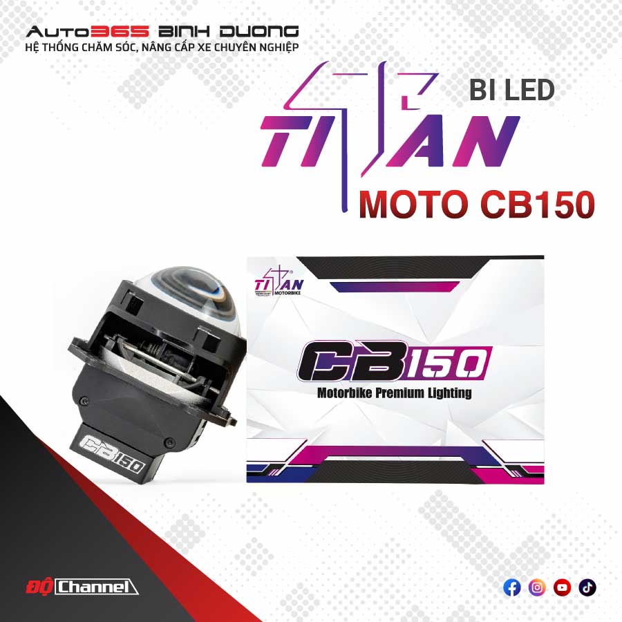 Bi Led Titan Moto CB150 | Đèn Bi Led Dành Cho Hệ Moto