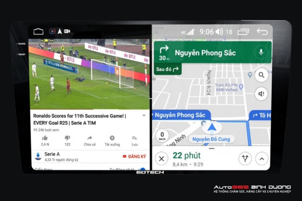 Màn Hình Gotech Gt 2K Pro 360 | Màn Hình Dvd Android Ô Tô - Auto365 Bình Dương Màn hình Gotech GT 2K Pro 360 cấu hình mạnh mẽ, đa nhiệm mượt mà