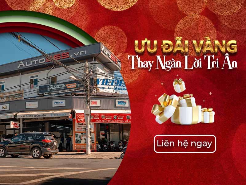 Khuyến Mãi - Auto365 Bình Dương Ưu Đãi Vàng - Thay Ngàn Lời Tri Ân | Auto365 Bình Dương