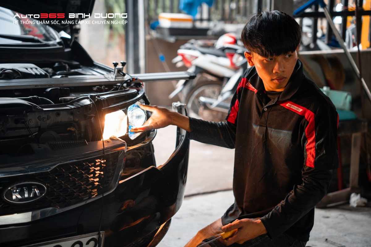 10+ Lý Do Nên Độ Đèn Ô Tô Và Những Lưu Ý Khi Chơi Ánh Sáng - Auto365 Bình Dương Tăng hiệu suất và công suất chiếu sáng khi độ đèn ô tô tại địa chỉ gara uy tín