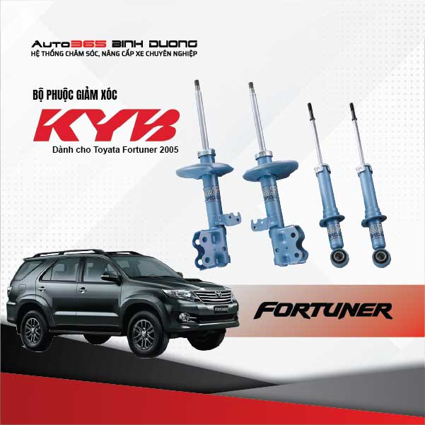 Phuộc KYB Xe Toyota Fortuner 2005 | Giảm Xóc KYB Cho Ô Tô