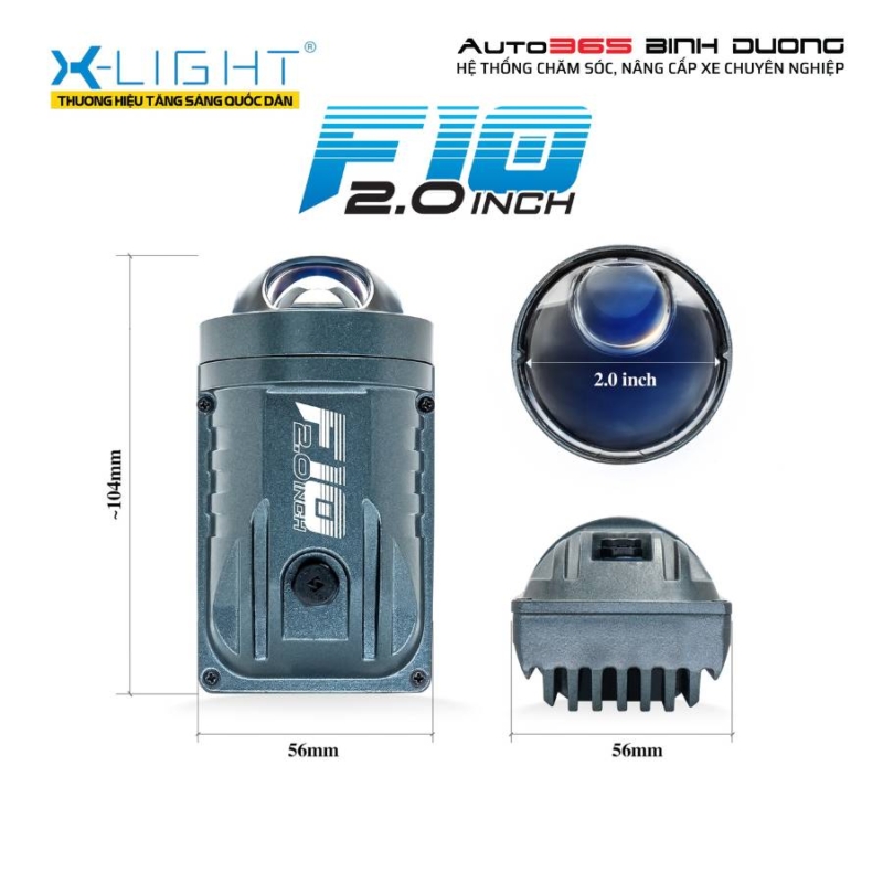 Bi Gầm X-Light F10 2.0 2024 - Auto365 Bình Dương bi gam x light f10 20 sp 6