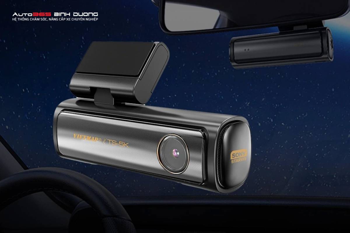 Cơn Lốc Công Nghệ - Top 7 Camera Hành Trình Mới Ra Mắt 2024 - Auto365 Bình Dương Camera hành trình Vietmap TS-5K cho video sắc nét độ phân giải 5K như máy quay phim chuyên nghiệp
