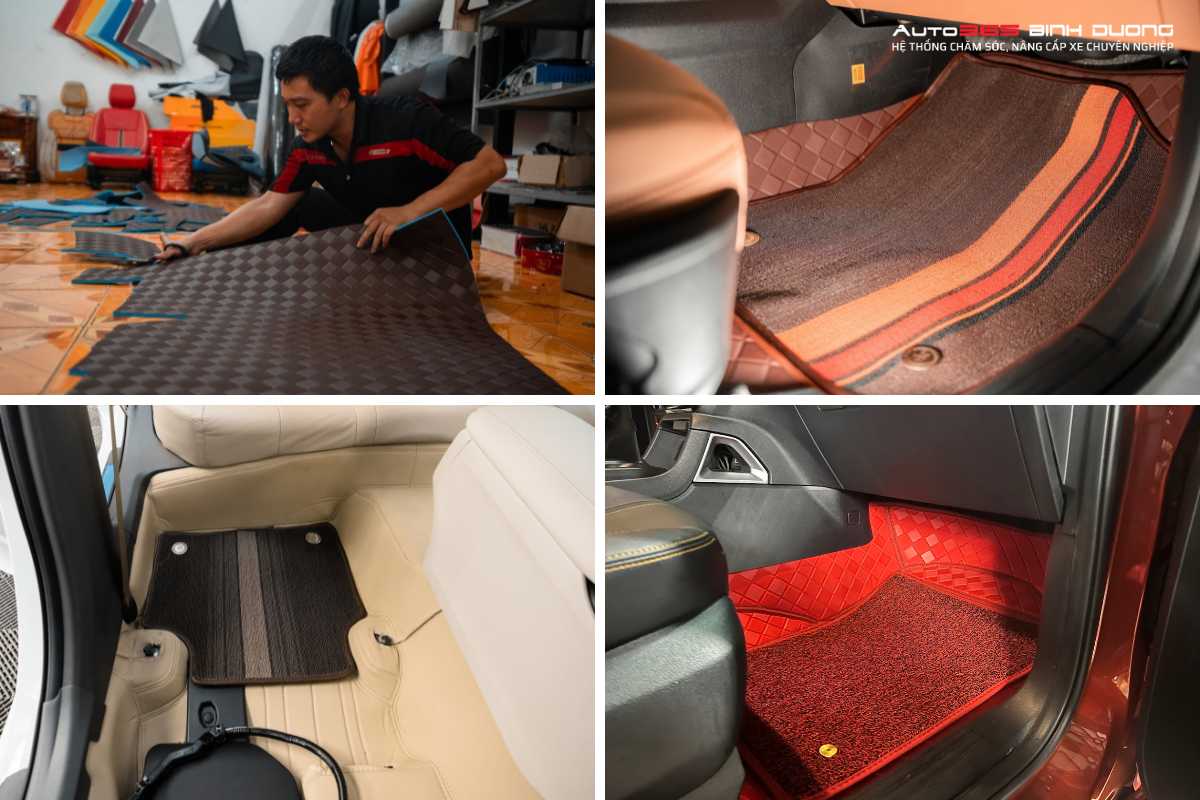 10+ Ý Tưởng Độ Xe Điện Vinfast Vf 3 Siêu Ngầu 2024 - Auto365 Bình Dương Bọc sàn da VF3 giúp tăng tính thẩm mỹ và nâng cao tuổi thọ sàn xe